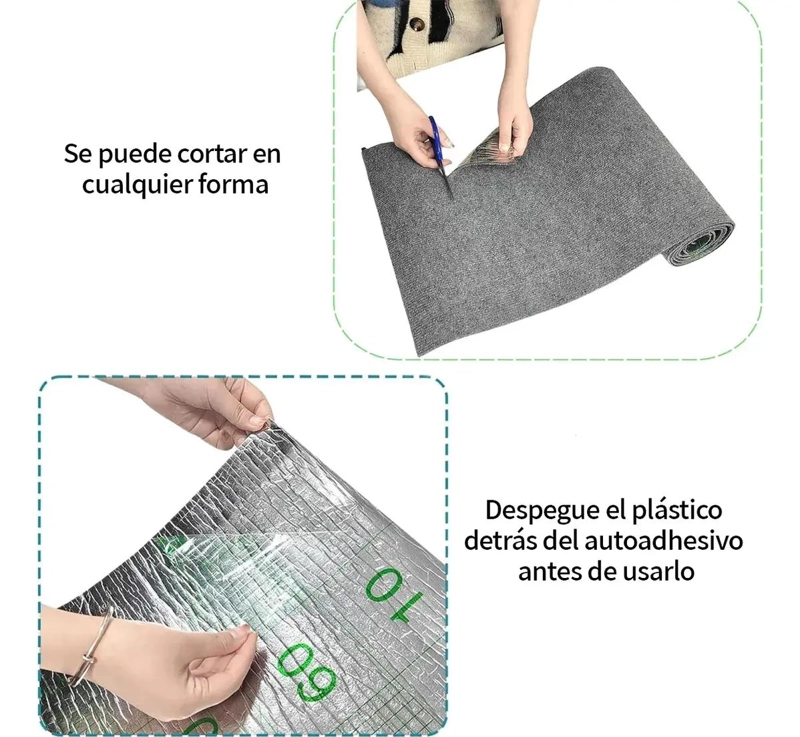 ADHESIVO PROTECTOR PARA RASCADO DE GATOS 30X600 CM PARA ESQUINAS Y PAREDES - 4