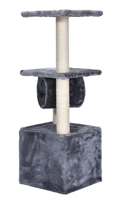 RASCADOR PARA GATO TORRE DE SISAL CON POSTE Y BASE DE 86 CM - 3