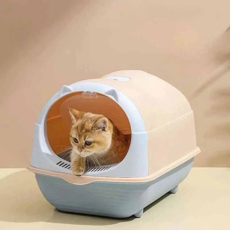 ARENERO CERRADO PARA GATOS EXTRA GRANDE CON FILTRO DE CARBON ACTIVO - 2