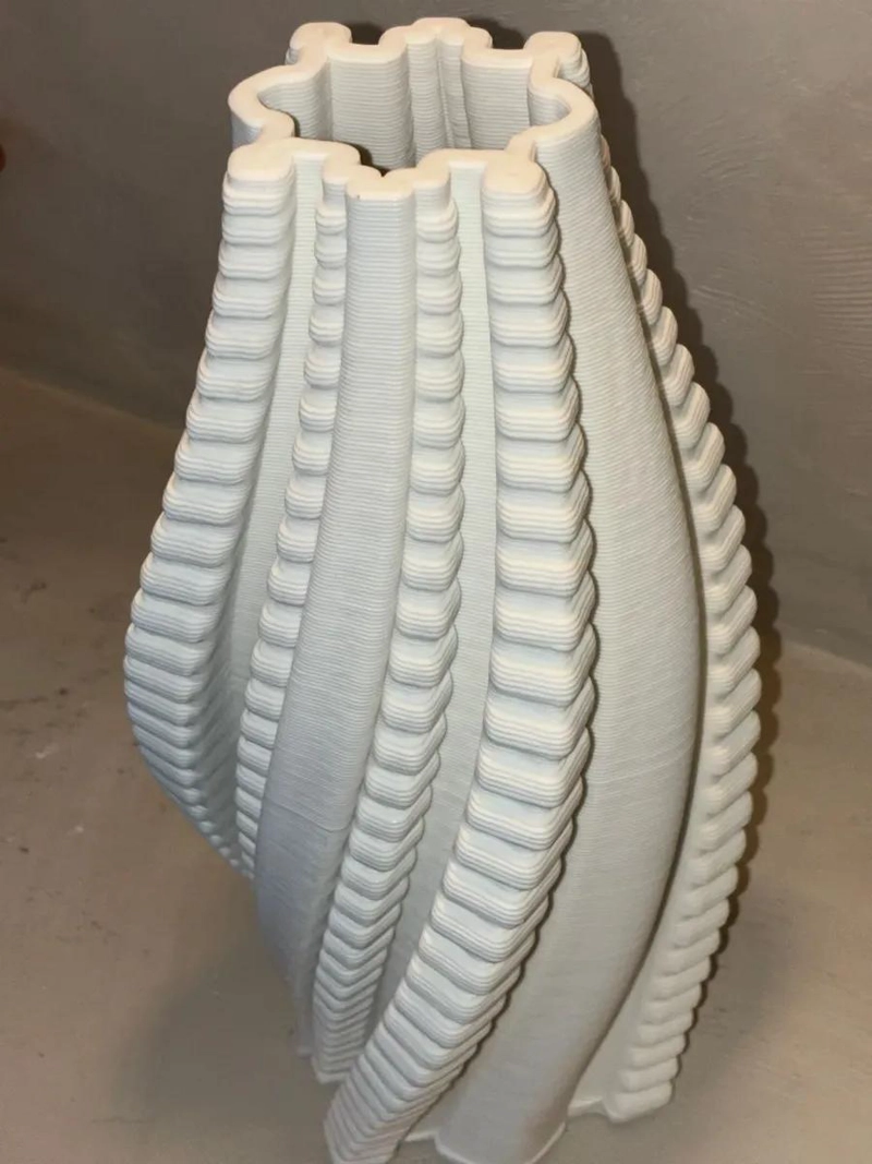 JARRON DE CERAMICA TEXTURIZADO PARA DECORACION Y FLORES - 5