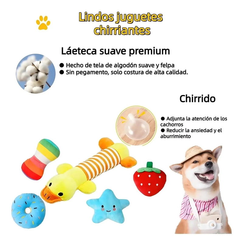 SET COMPLETO DE 28 JUGUETES PARA PERROS CON DISCO, PELOTA Y CUERDA - 3