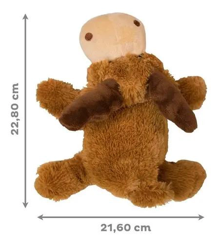 PELUCHE SUAVE CON DISEÑO DE ALCE PARA NIÑOS Y DECORACION - 2