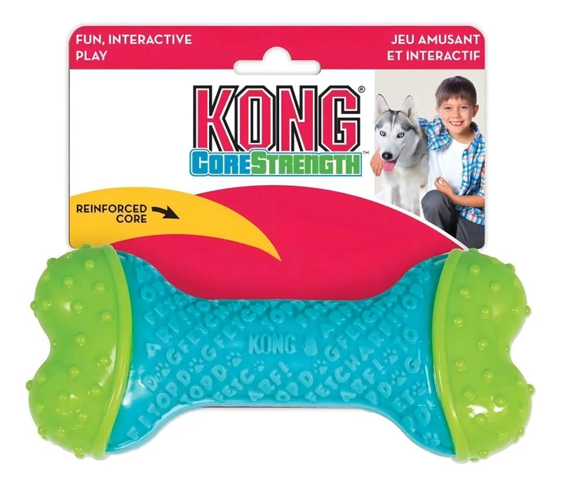 HUESO RESISTENTE PARA PERROS TALLA L EN COLORES AZUL Y VERDE - 2