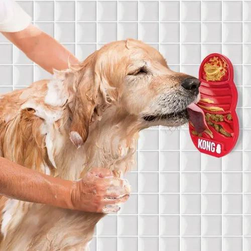COLCHONETA PARA PERROS GRANDE DE GOMA COLOR ROSA 17X - 4