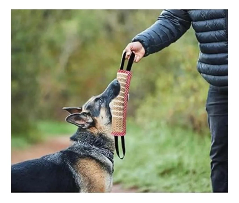 MORDEDOR PARA PERRO DE YUTE RESISTENTE PARA ADIESTRAMIENTO Y JUEGO - 5