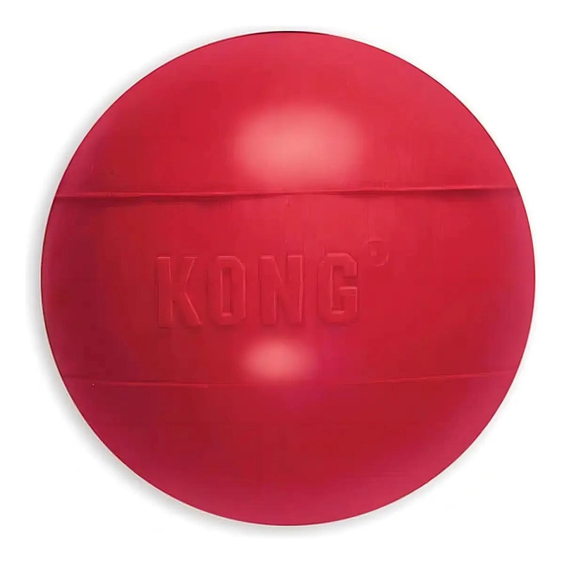 PELOTA RESISTENTE PARA PERRO TAMAÑO PEQUEÑO 5 CM COLOR ROJO - 4