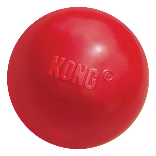 PELOTA RESISTENTE PARA PERRO TAMAÑO PEQUEÑO 5 CM COLOR ROJO - 5