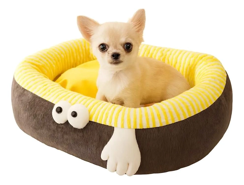 CAMA ACOLCHADA PARA MASCOTAS TALLA GRANDE PARA PERROS Y GATOS - 2