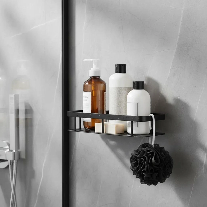 SET DE 3 REPISAS ORGANIZADORAS PARA DUCHA CON ESTANTES RESISTENTES - 3