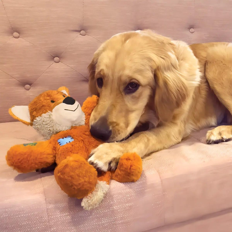 PELUCHE RESISTENTE PARA PERROS PEQUEÑOS Y MEDIANOS CON SONIDO INTEGRADO - 3