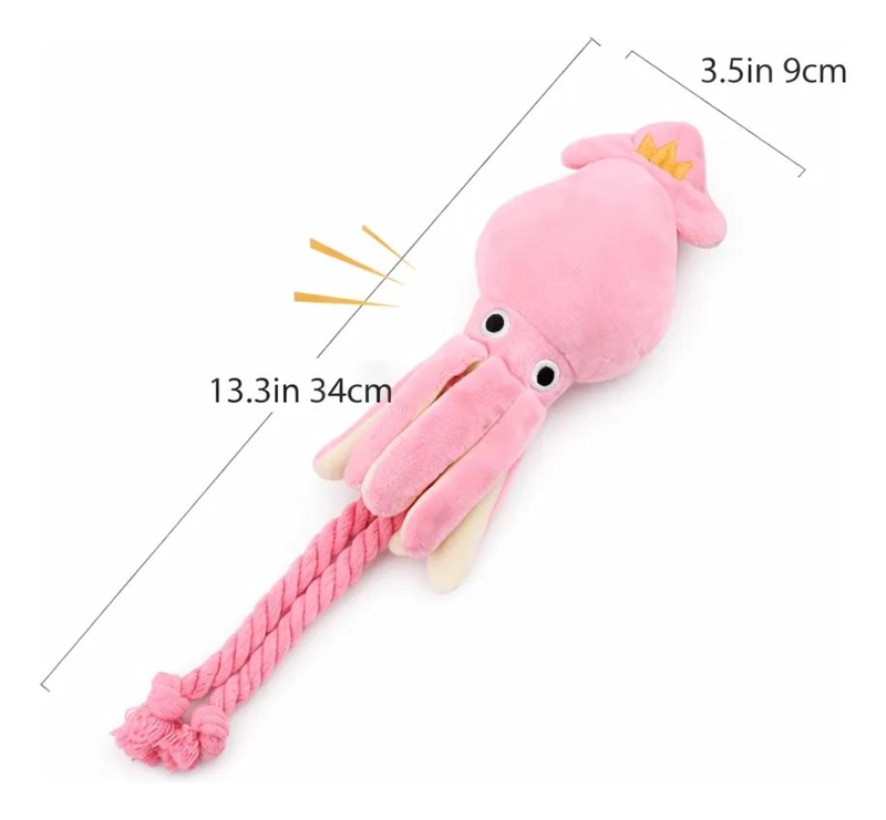 SET DE 3 JUGUETES DE PELUCHE CON SONIDO PARA MASCOTAS - 2