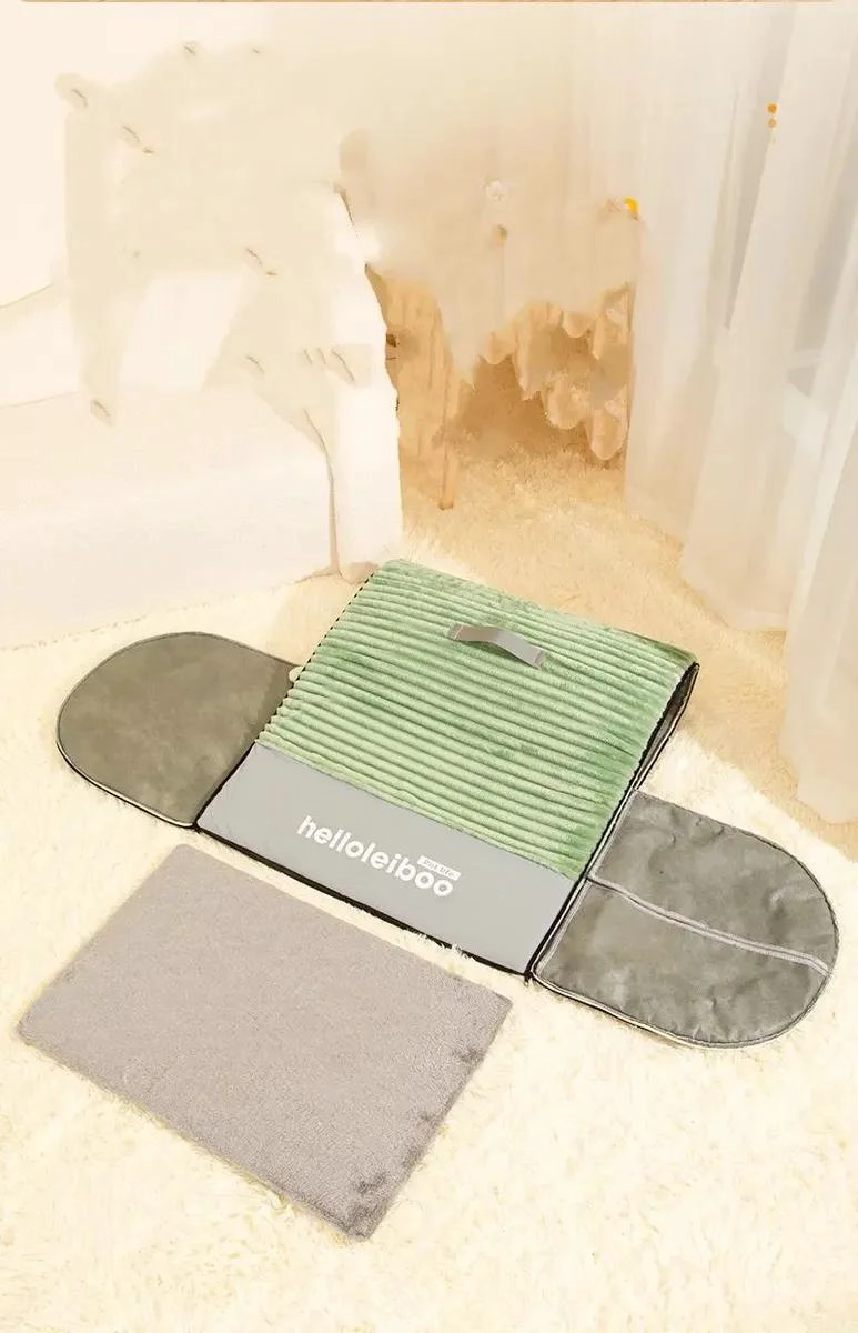 CAMA GRANDE PARA MASCOTAS TIPO NIDO SEMI CERRADA DE 100 CM - 3