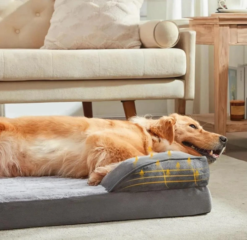 COLCHONETA ORTOPE DICA IMPERMEABLE PARA PERRO GRANDE XXL CON SOPORTE - 5