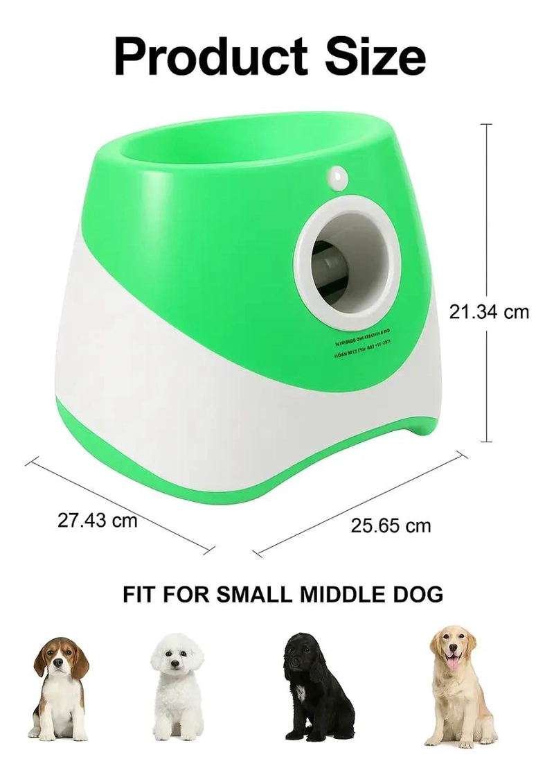 LANZADOR AUTOMATICO DE PELOTAS PARA ENTRENAMIENTO DE PERROS CON CONTROL REMOTO - 2