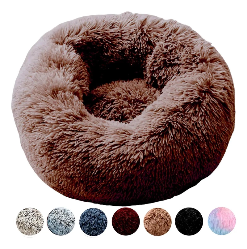 CAMA REDONDA ANTIESTRE S PARA PERROS PEQUEÑOS Y RAZAS MINI - 2