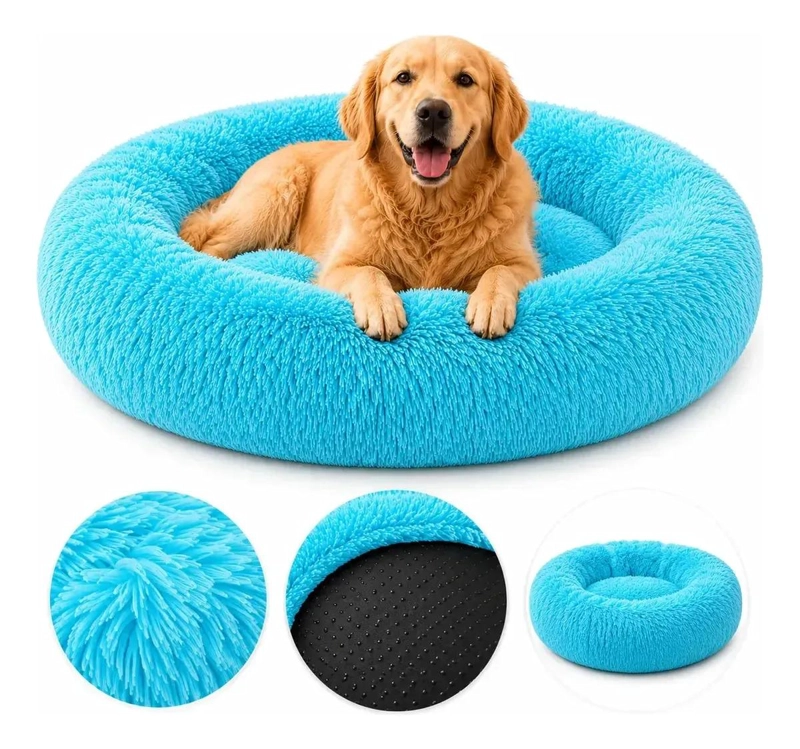 CAMA SUAVE DE FELPA ANTIESTRE S PARA PERROS Y GATOS TAMAÑO XXL - 1