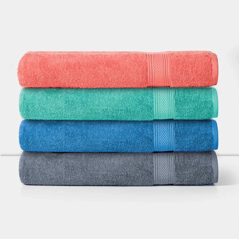 TOALLON DE BAÑO LISO COLOR BLANCO DE 76 CM - 3