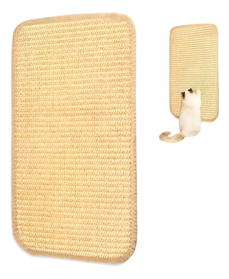 ALFOMBRA RASCADOR PARA GATOS DE 40X60 CM PARA PROTEGER MUEBLES Y ESQUINAS - 1