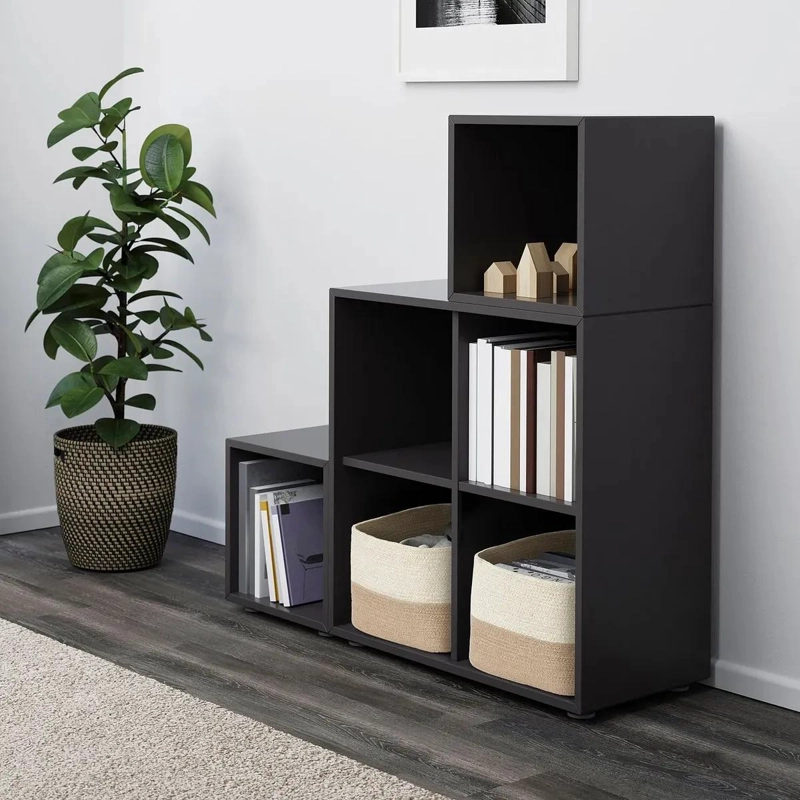 CANASTO ORGANIZADOR DE YUTE NATURAL TAMAÑO MEDIANO BEIGE - 3