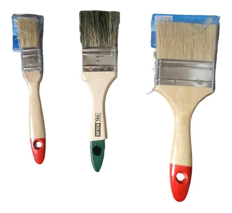 KIT COMPLETO PARA PINTAR CON BANDEJA, BROCHAS, RODILLO Y ESPATULA - 2