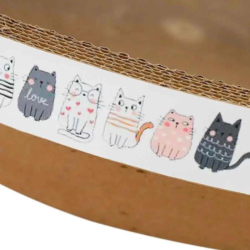 RASCADOR PARA GATO DE CARTON GRANDE 50X60 CM ANTIESTRE S - 3