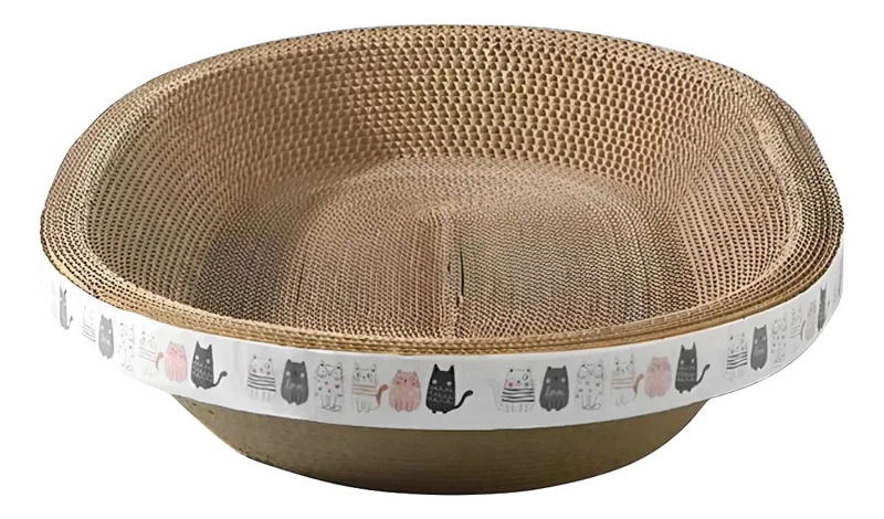 RASCADOR PARA GATO DE CARTON GRANDE 50X60 CM ANTIESTRE S - 4