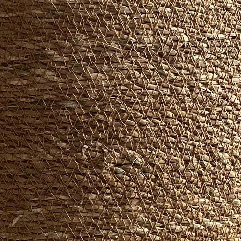 CANASTO DECORATIVO DE FIBRA NATURAL TAMAÑO MEDIANO 38X28 CM - 3