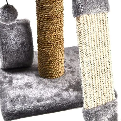 TORRE RASCADOR PARA GATOS CON PIEL DE POLIE STER DE 51 CM - 5