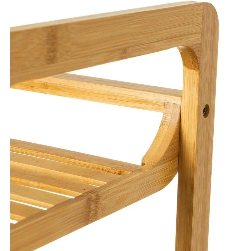 ESTANTE ORGANIZADOR DE BAMBU PARA BAÑO Y COCINA CON DISEÑO COMPACTO - 5