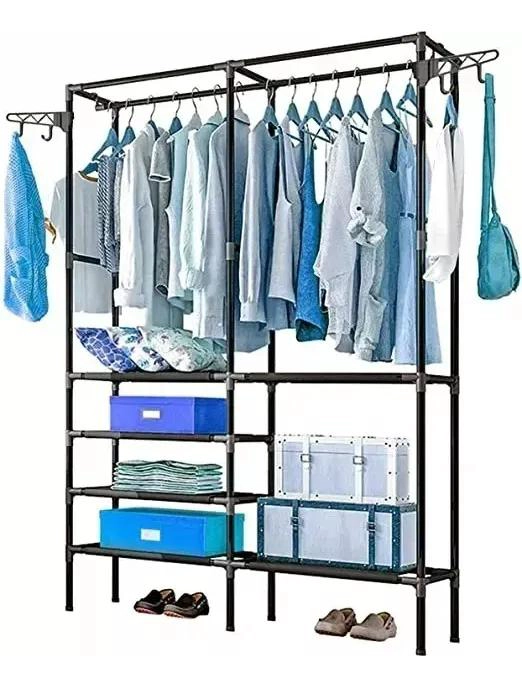 PERCHERO DE PISO PARA ORGANIZAR ROPA CON ESTRUCTURA RESISTENTE Y DISEÑO PRACTICO - 1