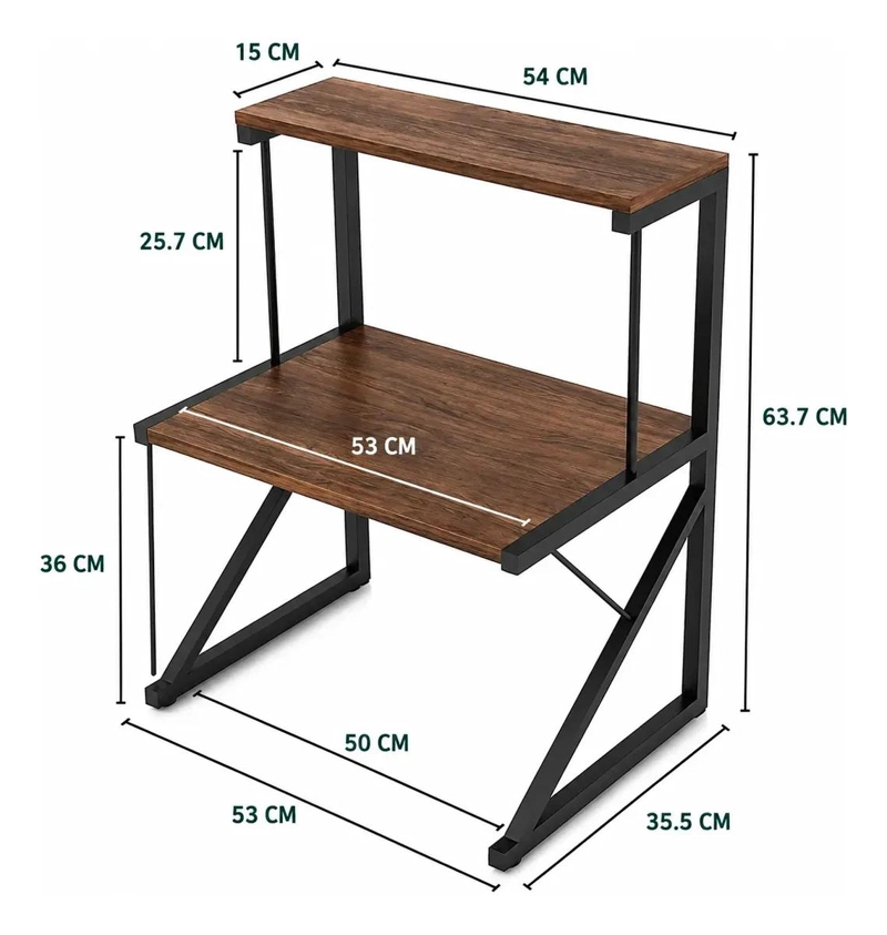 RACK ORGANIZADOR MULTIFUNCIONAL PARA COCINA CON ESTANTE PARA MICROONDAS - 4