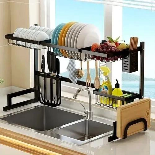 ORGANIZADOR PARA PLATOS Y UTENSILIOS DE COCINA CON SECADOR Y ESCURRIDOR DE 65 CM - 3