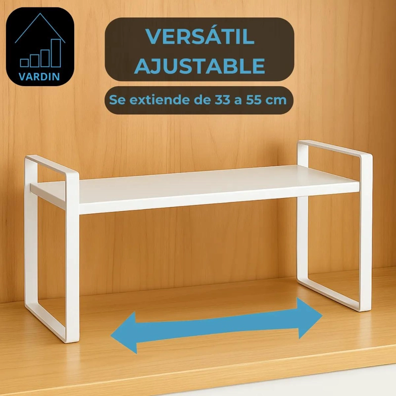 ESTANTE REPISA EXTENSIBLE PARA ORGANIZACION EN COCINA Y BAÑO - 2