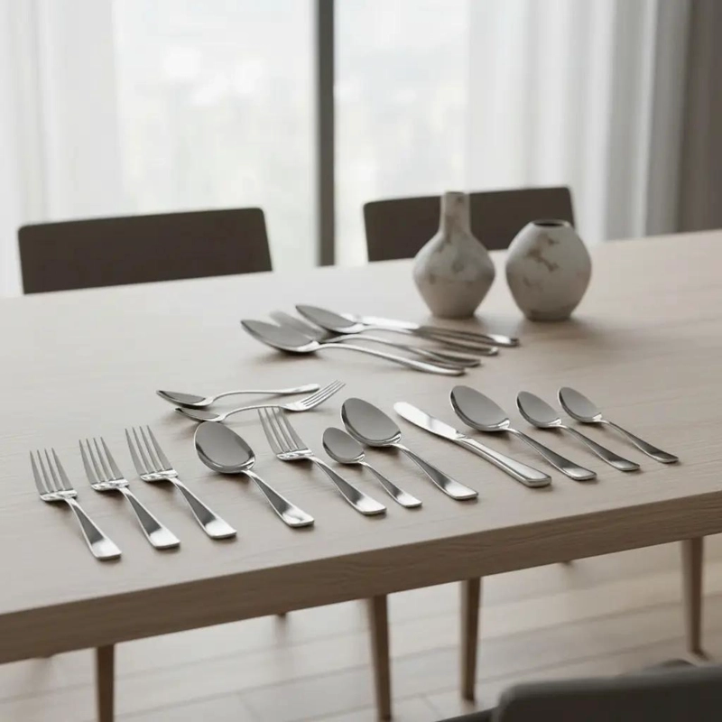 SET DE UTENSILIOS DE COCINA EN ACERO INOXIDABLE RESISTENTE Y DURADERO - 1