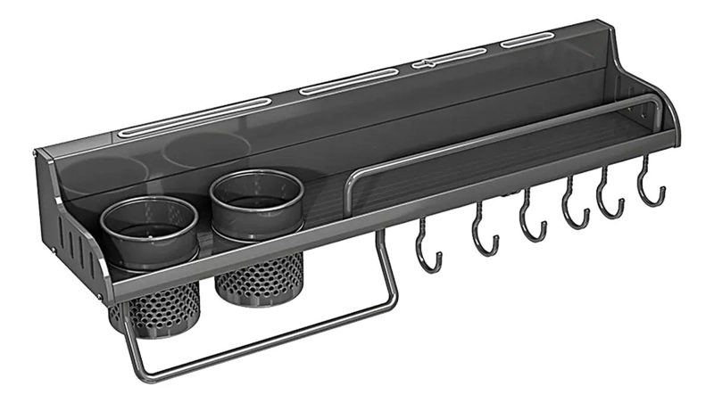REPISA ORGANIZADORA PARA COCINA CON ESCURRIDOR Y ESTANTE DE 60 CM - 1