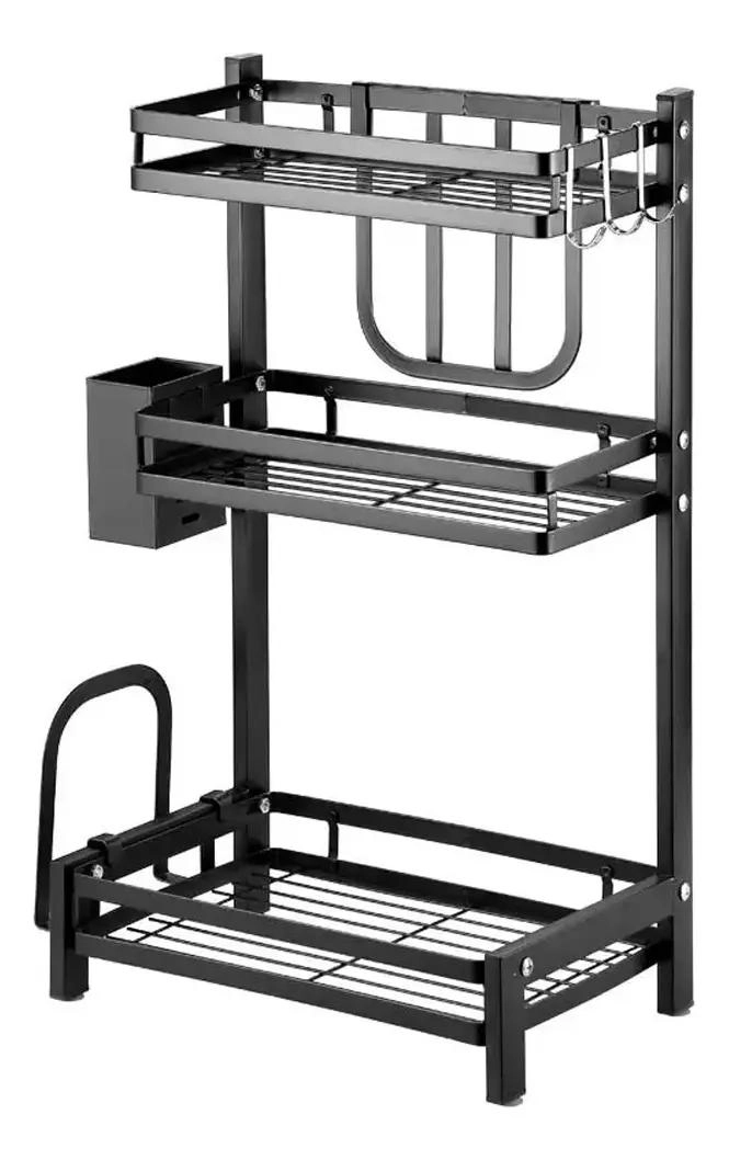 ESTANTE ORGANIZADOR DE ESPECIAS MULTIFUNCIONAL DE 3 NIVELES PARA COCINA - 2