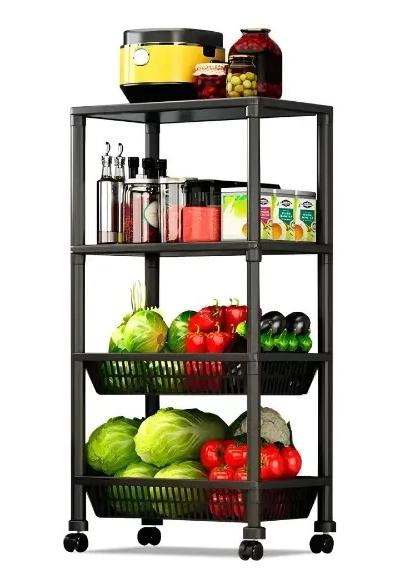 CARRITO ORGANIZADOR MULTIUSO CON 4 NIVELES PARA ALMACENAMIENTO - 1