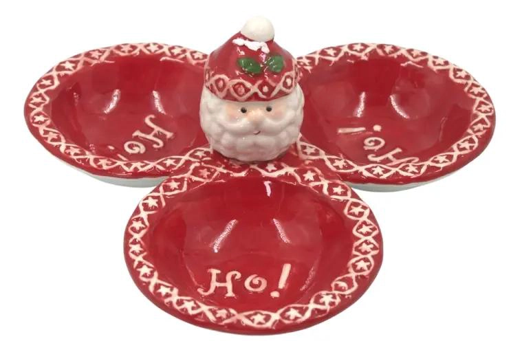 PLATO CON 3 COMPARTIMENTOS PARA PICOTEO EN NAVIDAD - 5