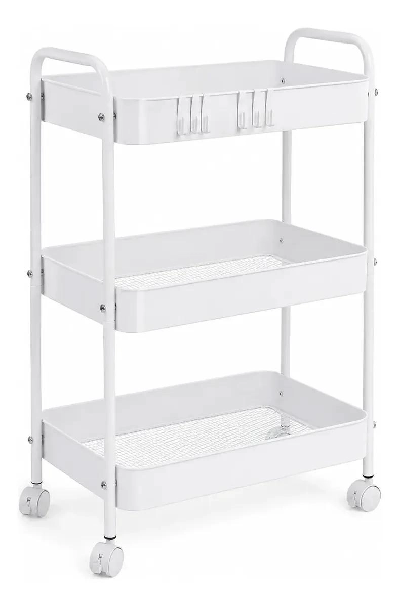 CARRITO ORGANIZADOR DE 3 NIVELES CON RUEDAS PARA COCINA Y BAÑO - 1