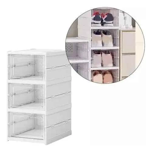 CAJAS ORGANIZADORAS DE PLASTICO CON 3 CAJONES RESISTENTES PARA ALMACENAMIENTO - 1