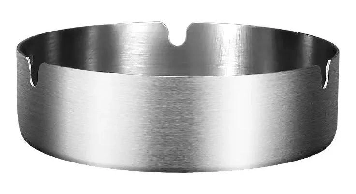 CENICERO DE ACERO INOXIDABLE PARA CIGARROS EN BARES Y HOGARES - 1