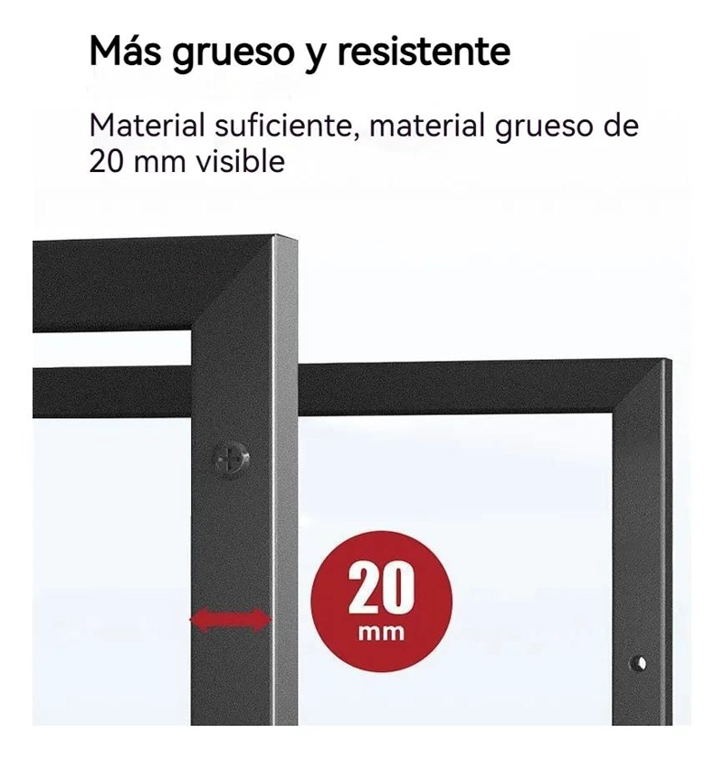 ESTANTE DOBLE PARA MICROONDAS CON GANCHOS PARA ORGANIZACION - 1