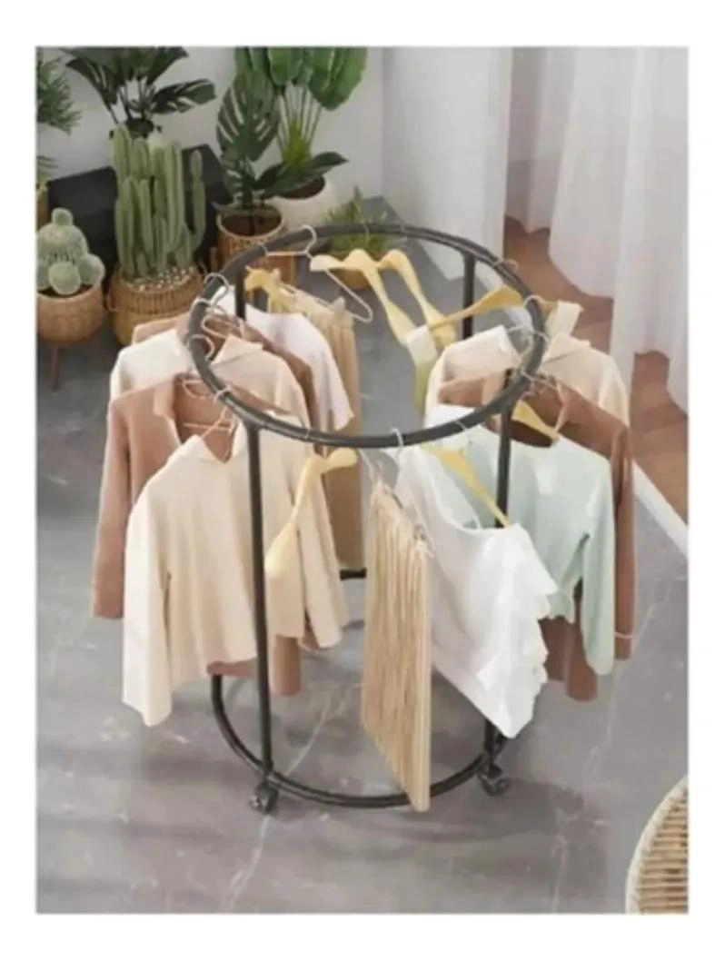PERCHERO ORGANIZADOR CIRCULAR GIRATORIO PARA ROPA Y ACCESORIOS - 5