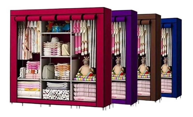 ARMARIO CLOSET ROPERO ARMABLE GRANDE CON AMPLIO ESPACIO DE ALMACENAJE - 3