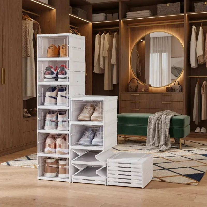 ZAPATERA PLEGABLE ORGANIZADOR CON 6 NIVELES Y ESTRUCTURA FIRME - 1