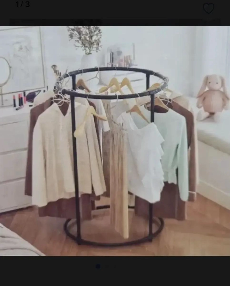 PERCHERO CIRCULAR PARA ORGANIZAR ROPA Y ACCESORIOS EN ESPACIOS PEQUEÑOS - 2