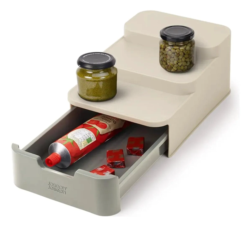 ORGANIZADOR ESCALONADO COMPACTO PARA COCINA CON DISEÑO EFICIENTE - 2