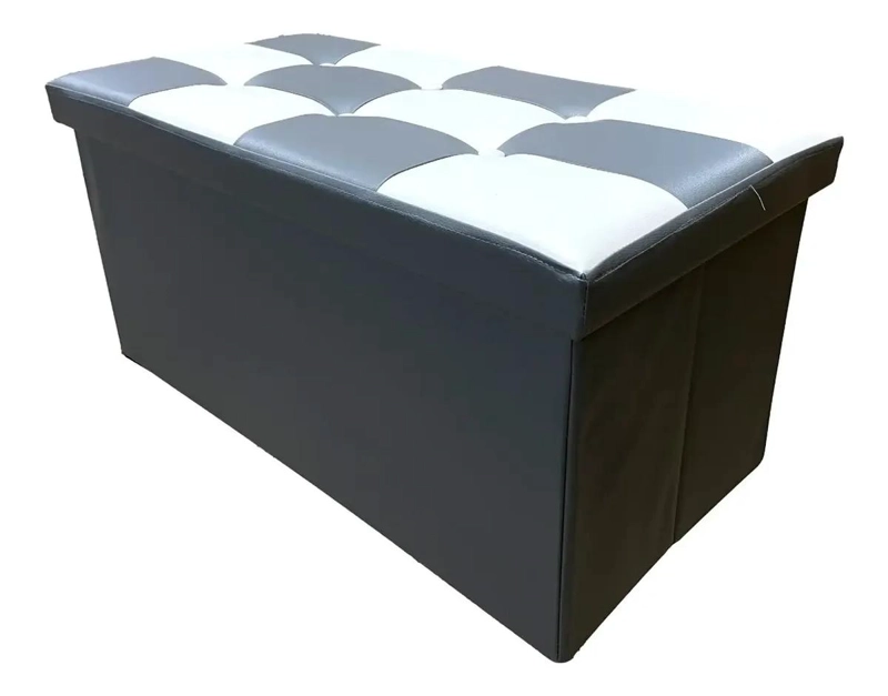 PUFF CUBO ORGANIZADOR PLEGABLE PARA ALMACENAMIENTO - 1