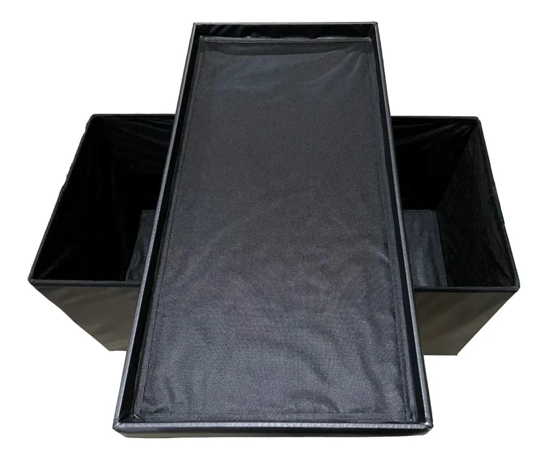PUFF CUBO ORGANIZADOR PLEGABLE PARA ALMACENAMIENTO - 2