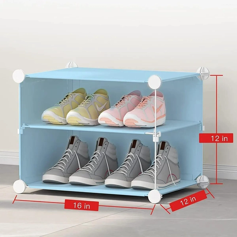 ORGANIZADOR DE ZAPATOS CON 6 MODULOS PARA DORMITORIO Y BAÑO - 3